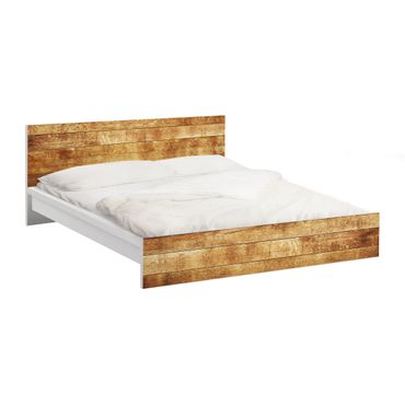 Okleina meblowa IKEA - Malm łóżko 140x200cm - Nordic Woodwall
