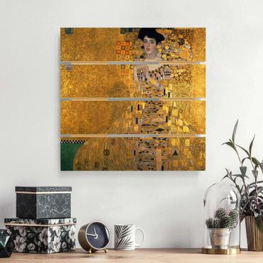 Obraz z drewna - Gustav Klimt - Adele Bloch-Bauer I