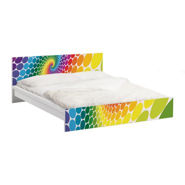Okleina meblowa IKEA - Malm łóżko 160x200cm - Punkty magiczne