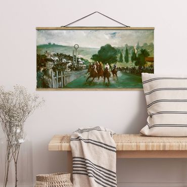 Plakat z wieszakiem - Edouard Manet - Wyścigi konne