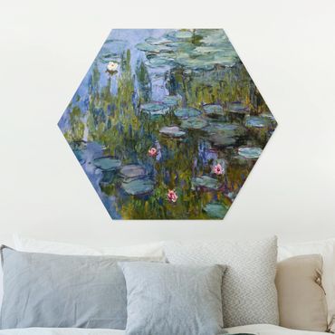 Obraz heksagonalny z Forex - Claude Monet - Lilie wodne (Nympheas)