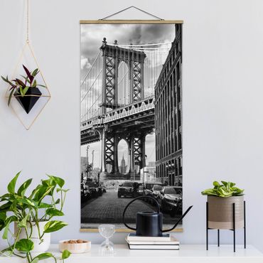 Plakat z wieszakiem - Most Manhattan w Ameryce