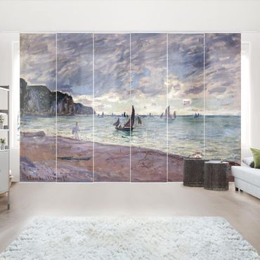 Zasłony panelowe zestaw - Claude Monet - Wybrzeże Pourville