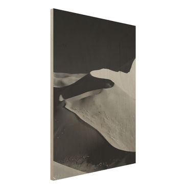 Obraz z drewna - Pustynia - abstrakcyjne wydmy