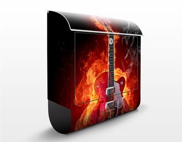 Skrzynka na listy - Gitara w ogniu