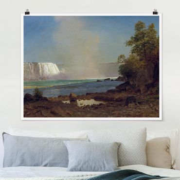 Plakat - Albert Bierstadt - Wodospad Niagara