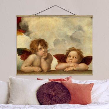 Plakat z wieszakiem - Raffael - Dwa anioły