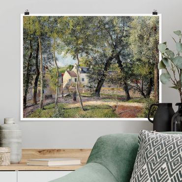Plakat - Camille Pissarro - Krajobraz w pobliżu Osny