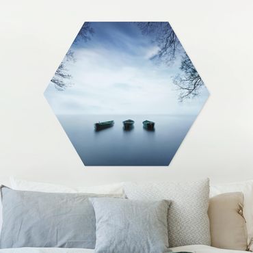 Obraz heksagonalny z Forex - Odpoczynek nad jeziorem