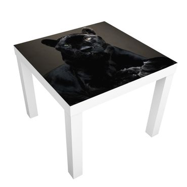 Okleina meblowa IKEA - Lack stolik kawowy - Czarna Puma