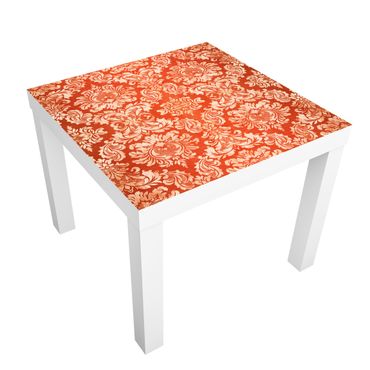 Okleina meblowa IKEA - Lack stolik kawowy - Tapeta barokowa