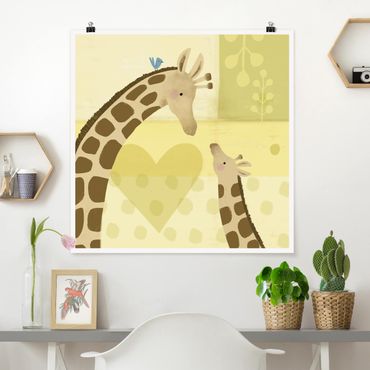 Plakat - Mama i ja - Żyrafy