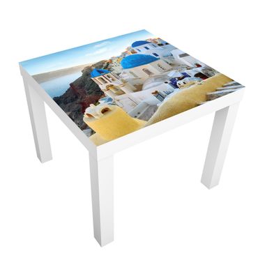 Okleina meblowa IKEA - Lack stolik kawowy - Widok na Santorini