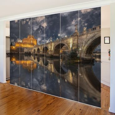Zasłony panelowe zestaw - Ponte Sant'Angelo w Rzymie