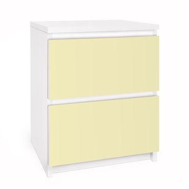 Okleina meblowa IKEA - Malm komoda, 2 szuflady - Kolor kremowy