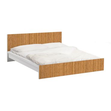 Okleina meblowa IKEA - Malm łóżko 160x200cm - Bambus