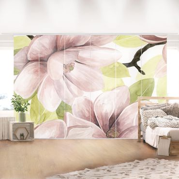 Zasłony panelowe zestaw - Magnolia Blushes II