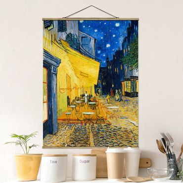 Plakat z wieszakiem - Vincent van Gogh - Taras kawiarni w Arles