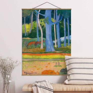 Plakat z wieszakiem - Paul Gauguin - Pejzaż leśny