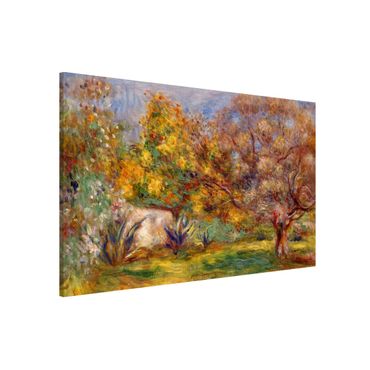 Tablica magnetyczna - Auguste Renoir - Ogród z drzewami oliwnymi