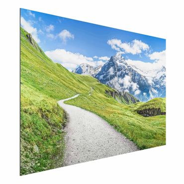 Obraz Alu-Dibond - Grindelwald Panorama
