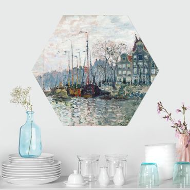 Obraz heksagonalny z Forex - Claude Monet - Kromme Waal Amsterdam