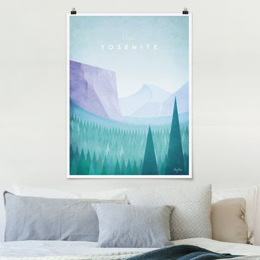 Plakat - Plakat podróżniczy - Park Yosemite