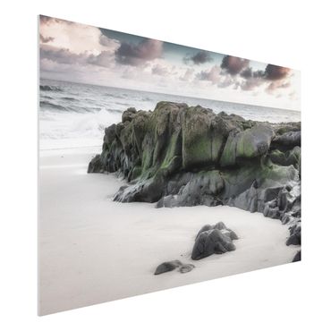 Obraz Forex - Skały na plaży