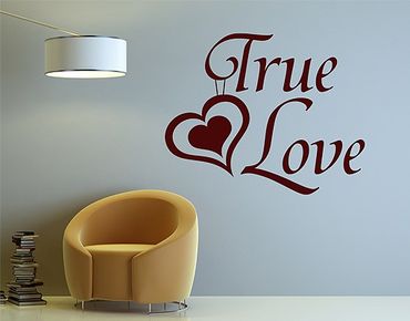 Naklejka na ścianę - Nr 1430 Prawdziwa miłość