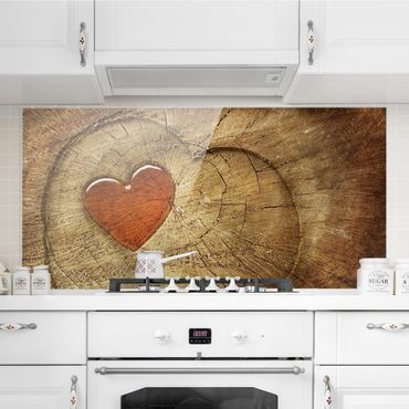 Panel szklany do kuchni - Naturalna miłość