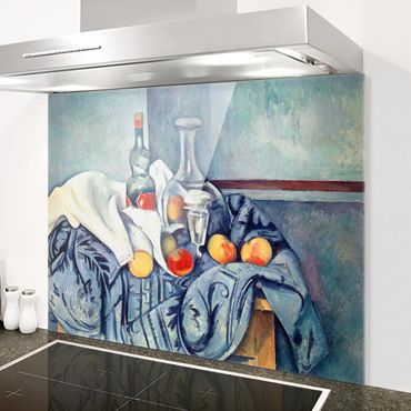 Panel szklany do kuchni - Paul Cézanne - Martwa natura - Brzoskwinie