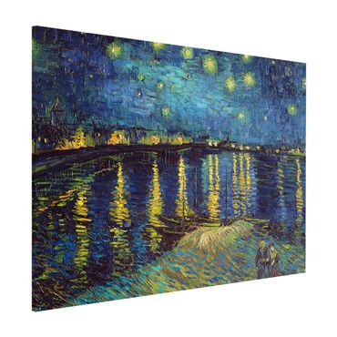 Tablica magnetyczna - Vincent van Gogh - Gwiaździsta noc nad Rodanem