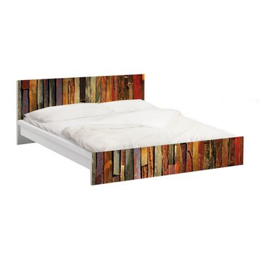 Okleina meblowa IKEA - Malm łóżko 140x200cm - Stos desek