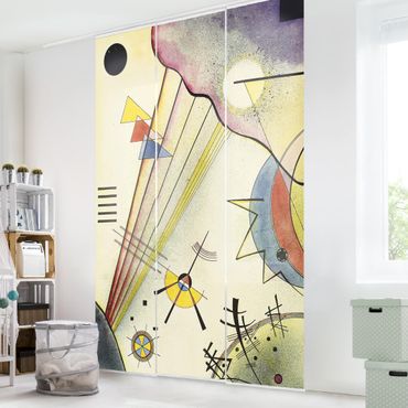 Zasłony panelowe zestaw - Wassily Kandinsky - Jasne połączenie