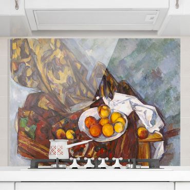 Panel szklany do kuchni - Paul Cézanne - Martwa natura z owocami