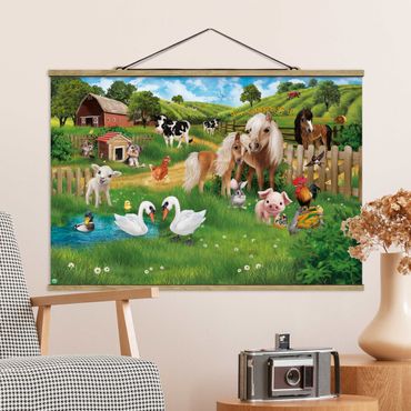 Plakat z wieszakiem - Animal Club International - Zwierzęta na farmie