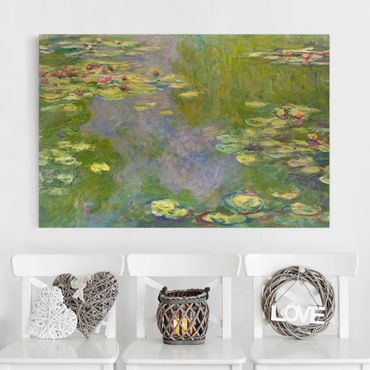 Obraz na płótnie - Claude Monet - Zielone lilie wodne
