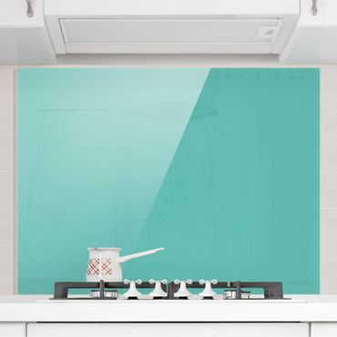 Panel szklany do kuchni - Turkusowy