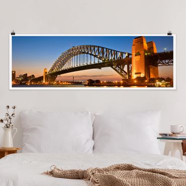 Plakat - Most Harbour Bridge w Sydney