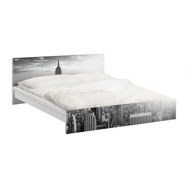 Okleina meblowa IKEA - Malm łóżko 140x200cm - Nr 34 Manhattan Skyline Panorama