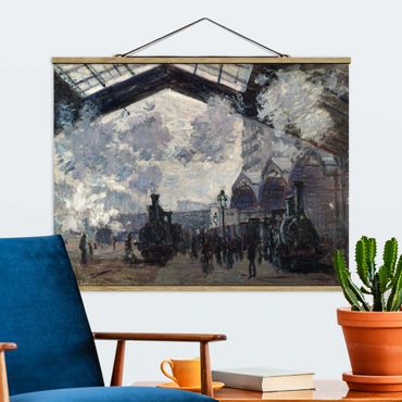 Plakat z wieszakiem - Claude Monet - Gare Saint Lazare