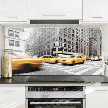 Panel szklany do kuchni - Racing New York