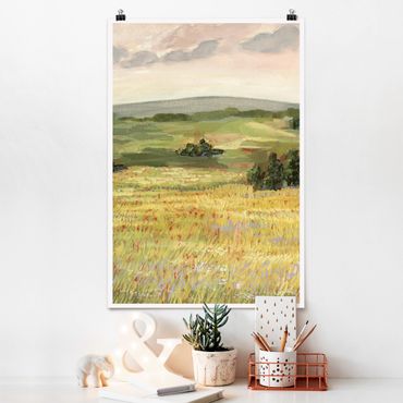 Plakat - Meadow in the Morning I