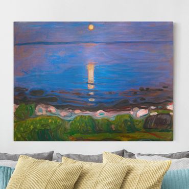 Obraz na płótnie - Edvard Munch - Letnia noc nad morzem