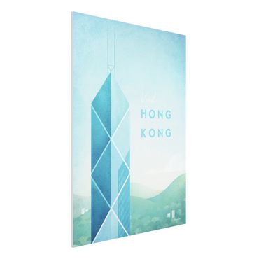 Obraz Forex - Plakat podróżniczy - Hongkong
