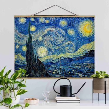 Plakat z wieszakiem - Vincent van Gogh - Gwiaździsta noc