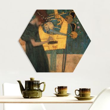 Obraz heksagonalny z Forex - Gustav Klimt - Muzyka