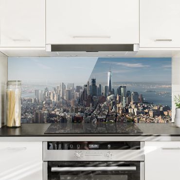 Panel szklany do kuchni - Widok z Empire State Building