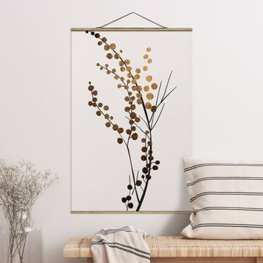 Plakat z wieszakiem - Graficzny świat roślin - Złoto jagodowe