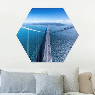 Obraz heksagonalny z Forex - Most na wyspę